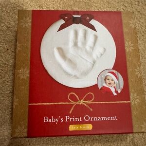 Kate & Milo Baby’s Print Ornament Keepsake Kit
